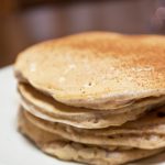 シナモンと小豆で作る、ふわふわパンケーキ