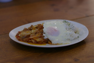 クミン｜キャベツとひき肉のトマト煮込み